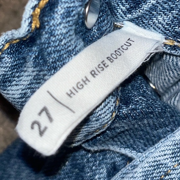 PacSun High Rise Bootcut Jeans - size 27 - medium wash denim - Picture 2 of 4